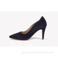 new arrival genuine leather ladies heels shoes